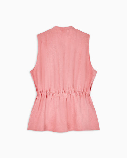 Hemp top with drawstring