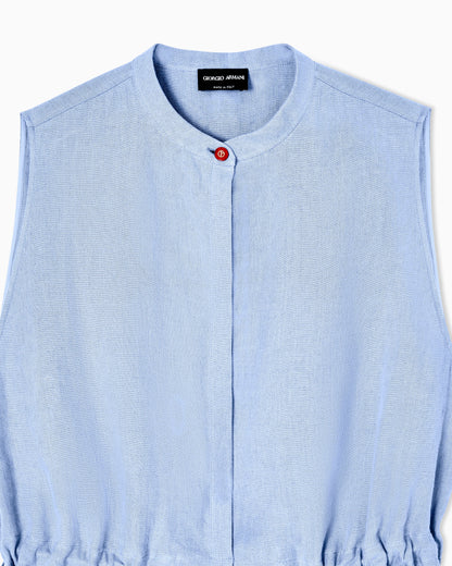 Hemp top with drawstring