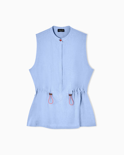Hemp top with drawstring