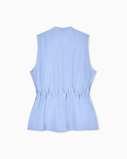 Hemp top with drawstring