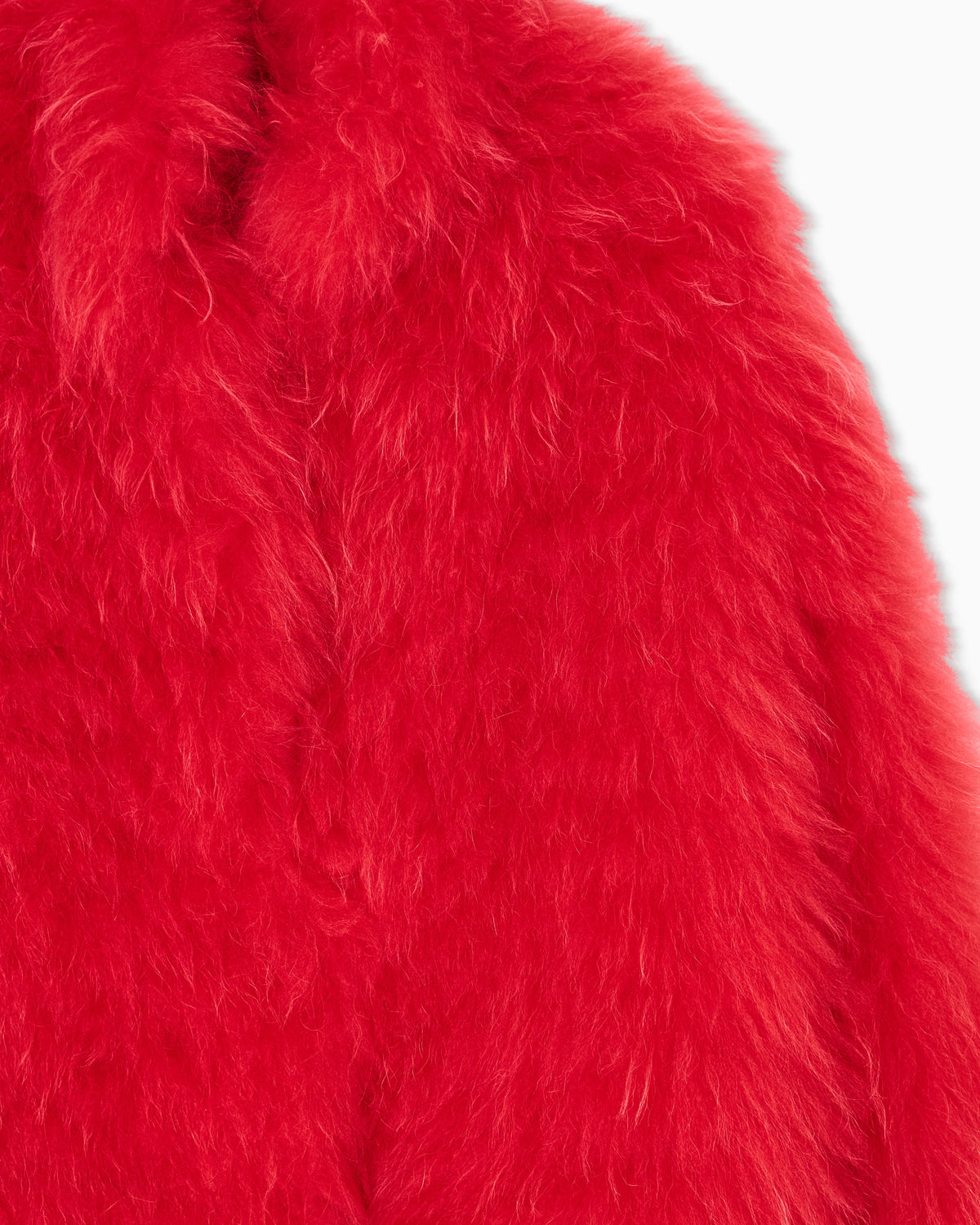 Cashmere fur blouson