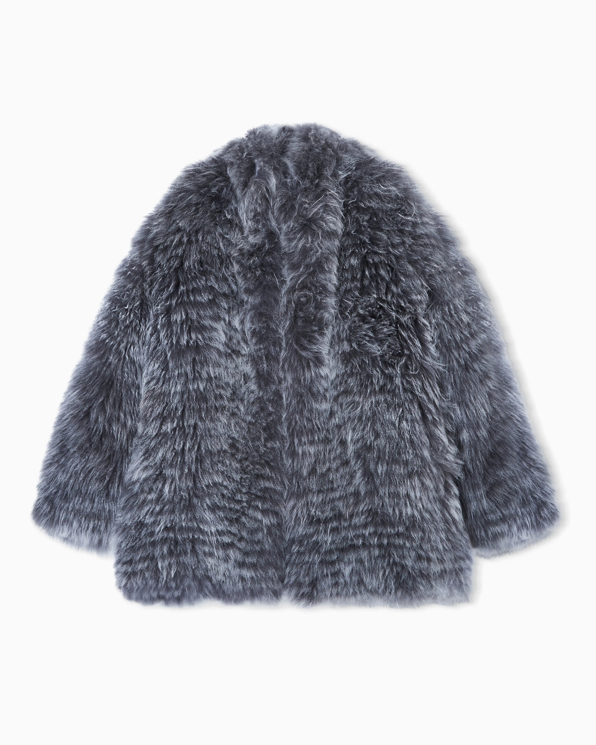 Cashmere fur blouson
