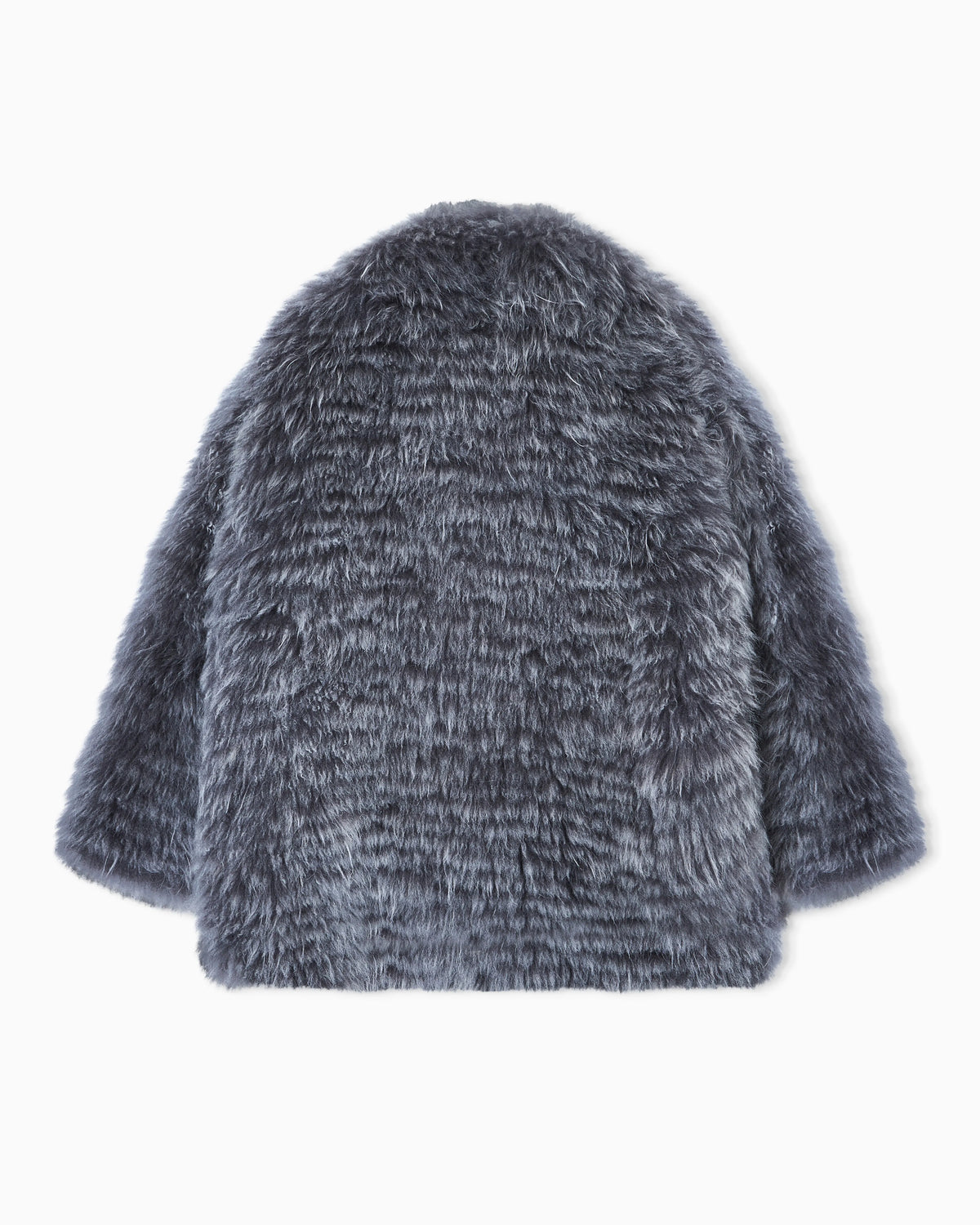 Cashmere fur blouson