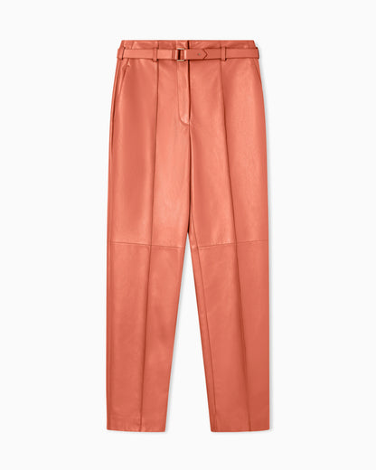 Nappa lambskin trousers