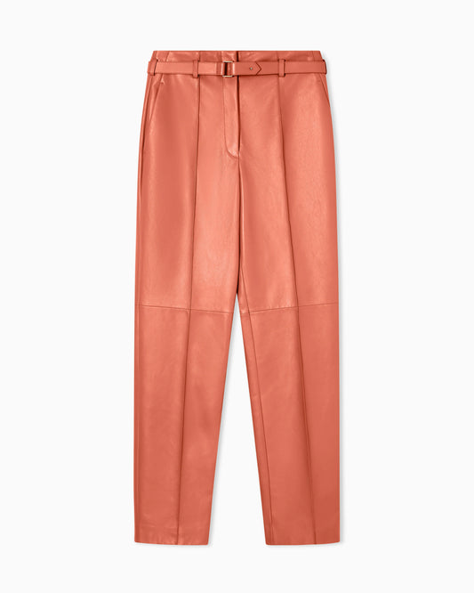 Nappa lambskin trousers