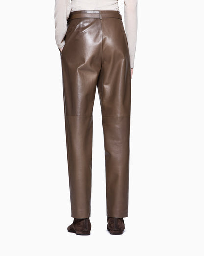 Nappa lambskin trousers