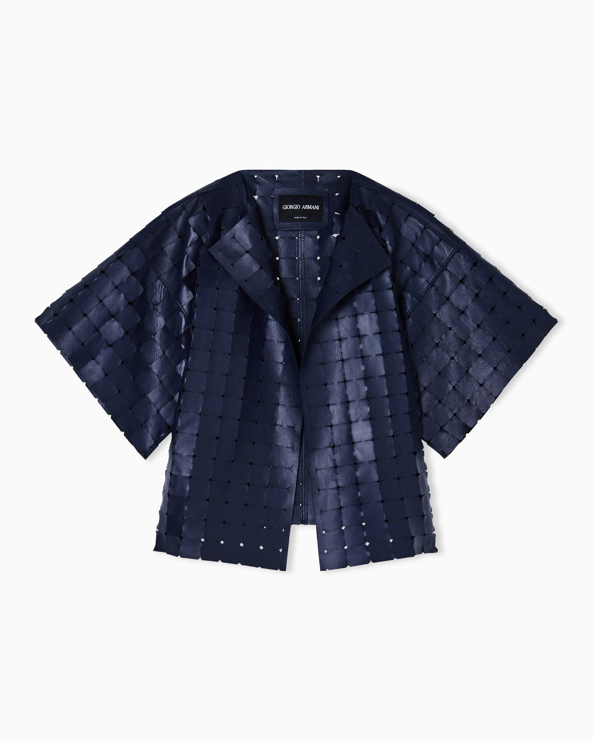 carved nappa lambskin jacket