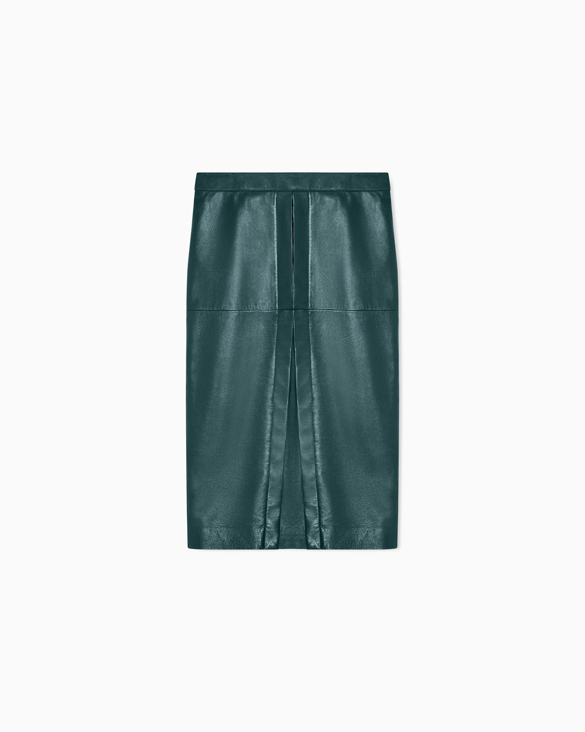 Pencil skirt in nappa lambskin