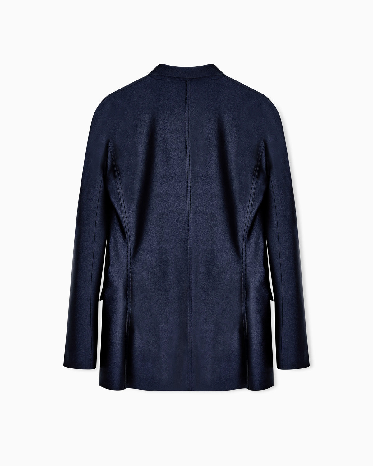 Double-breasted jacket in scuba jersey