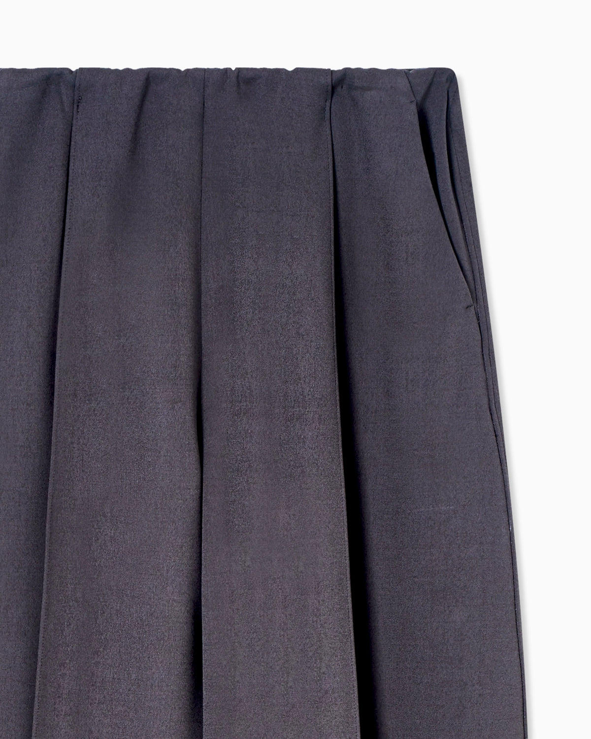 two-tone viscose jersey trousers