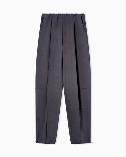two-tone viscose jersey trousers