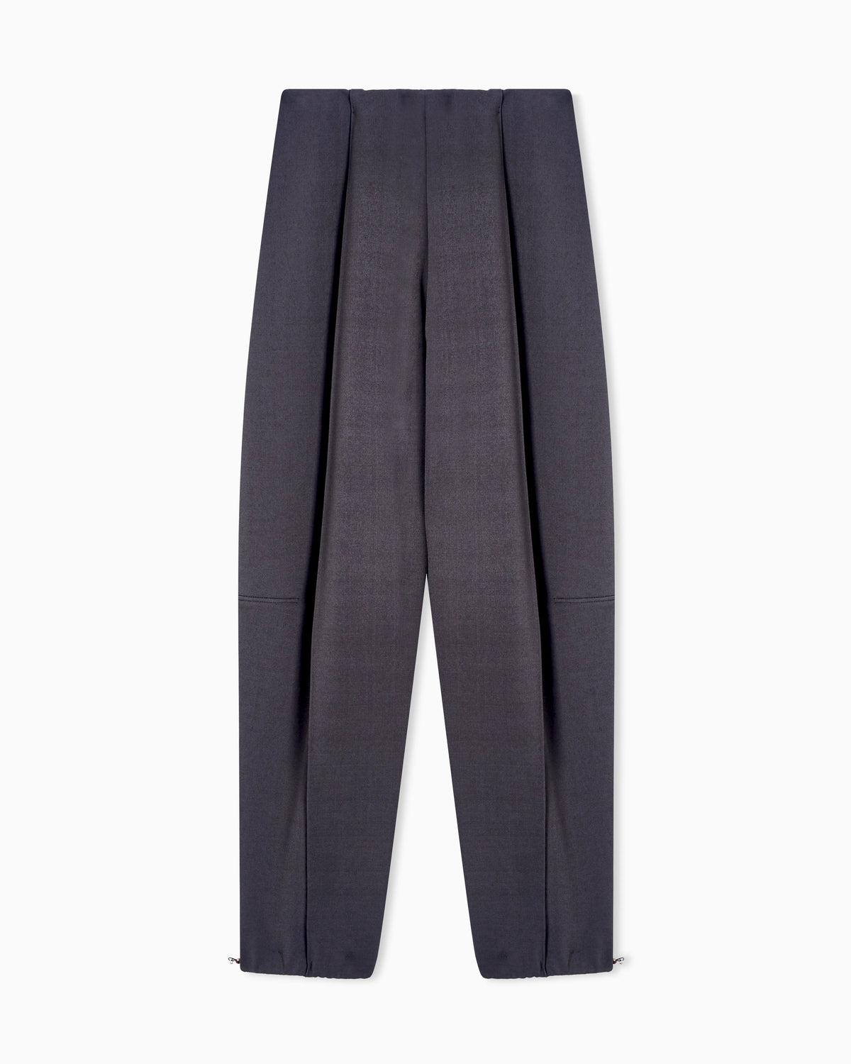 two-tone viscose jersey trousers