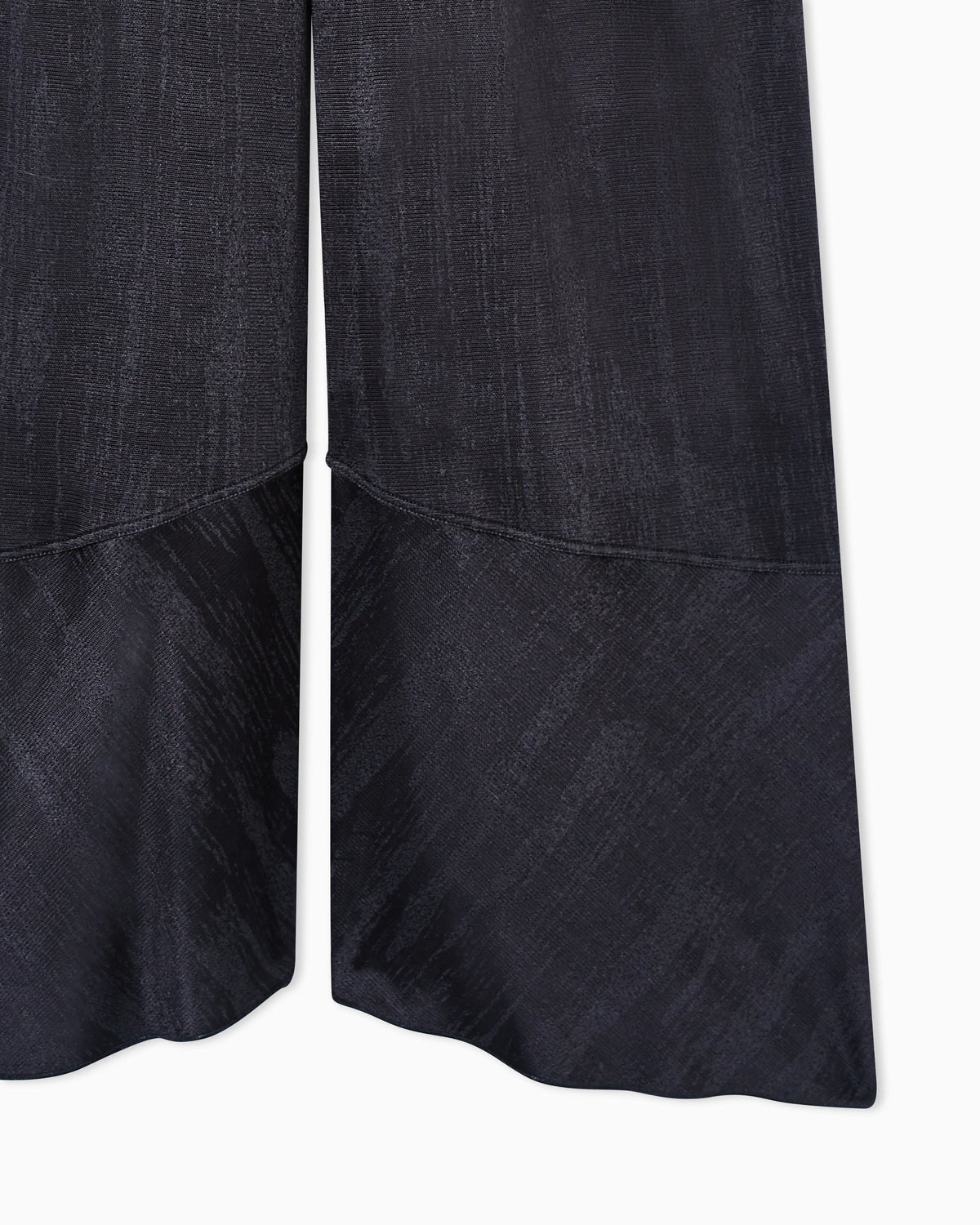 viscose jacquard jersey wide-leg trousers