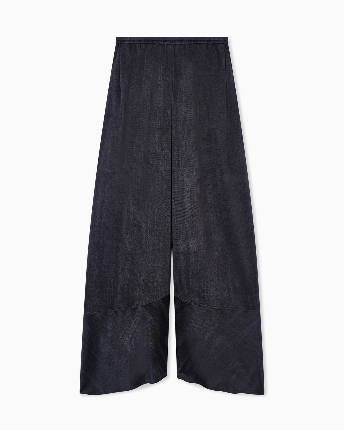 viscose jacquard jersey wide-leg trousers