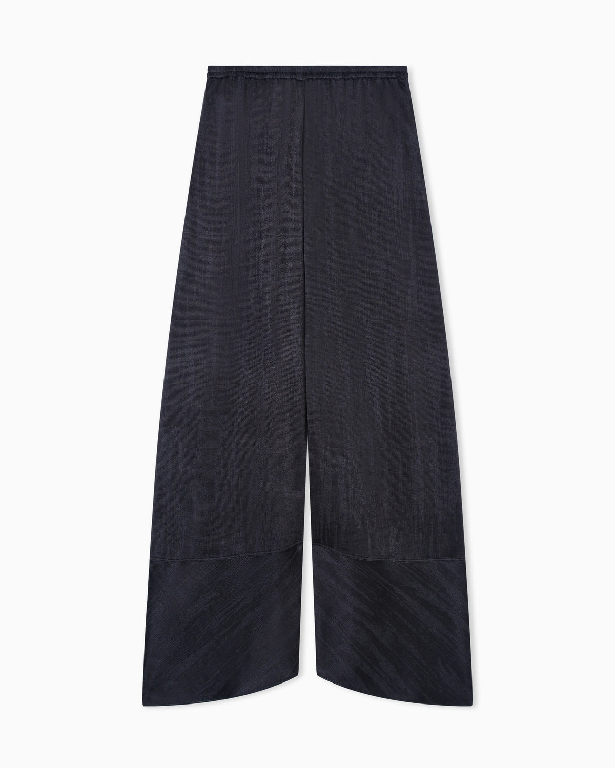 viscose jacquard jersey wide-leg trousers