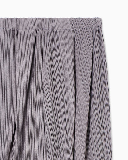 Pleated jersey trousers