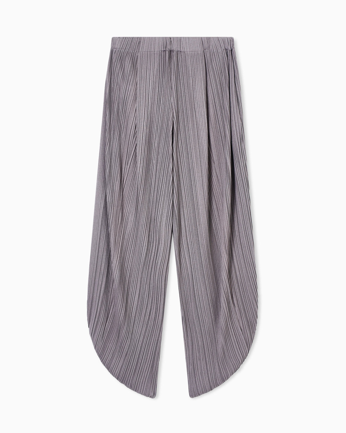 Pleated jersey trousers