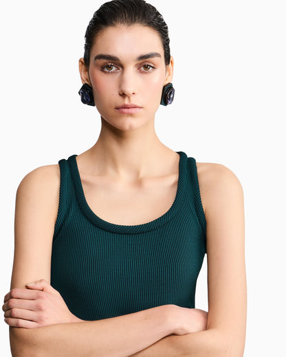 ribbed viscose top