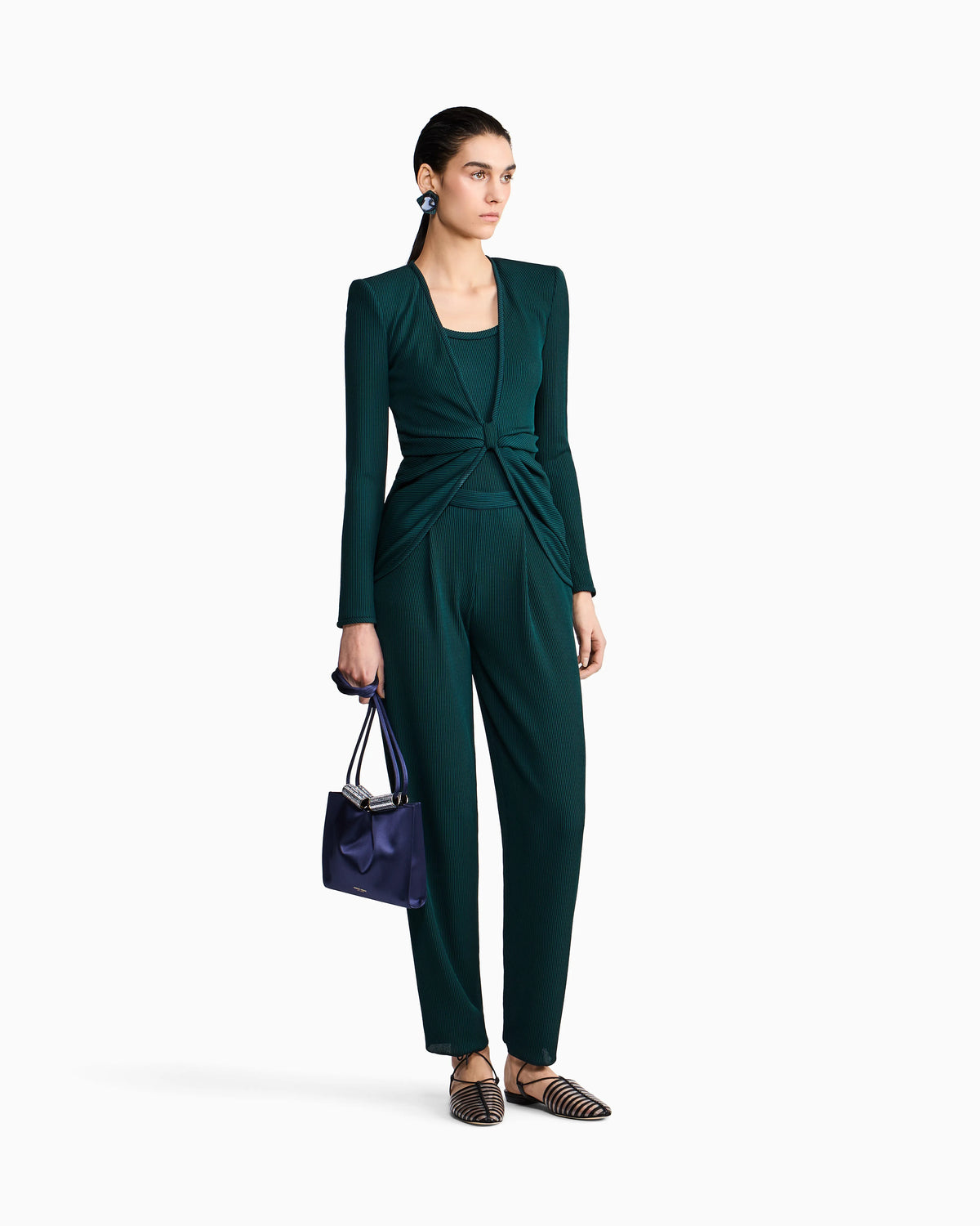 ribbed viscose top
