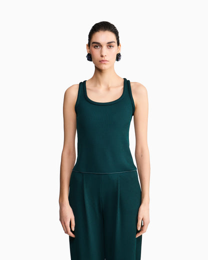 ribbed viscose top