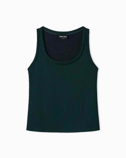 ribbed viscose top