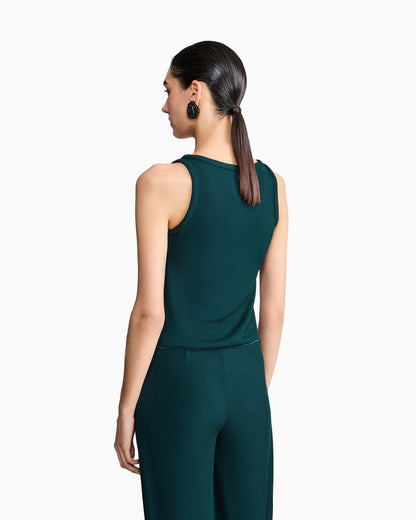 ribbed viscose top