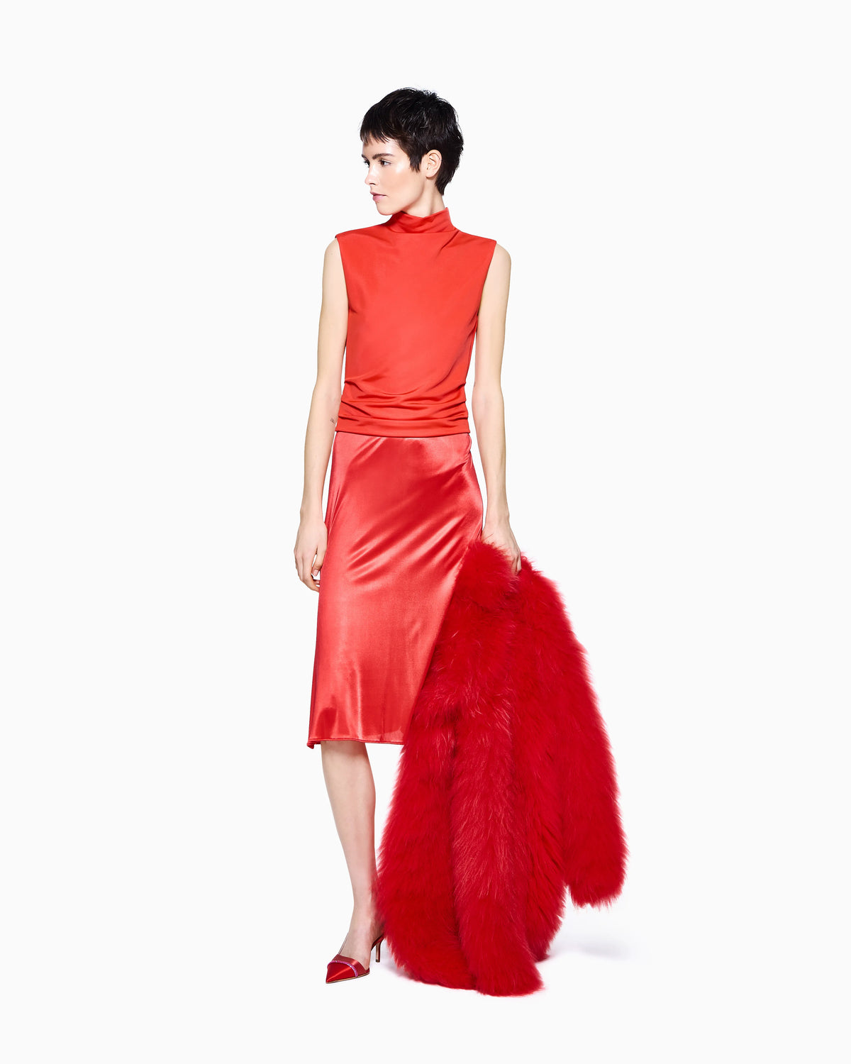 viscose double-jersey dress