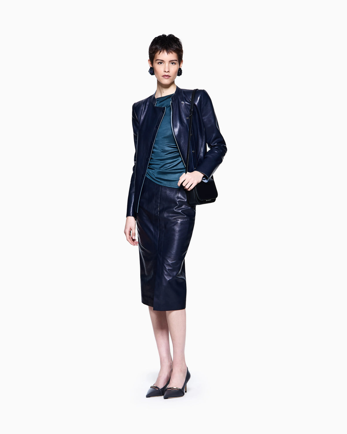 viscose jersey draped top