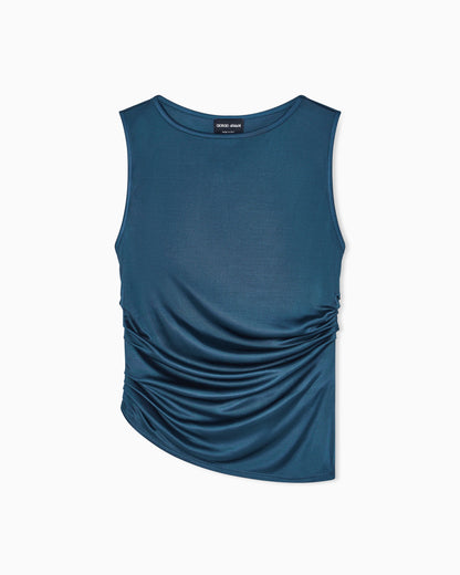 viscose jersey draped top