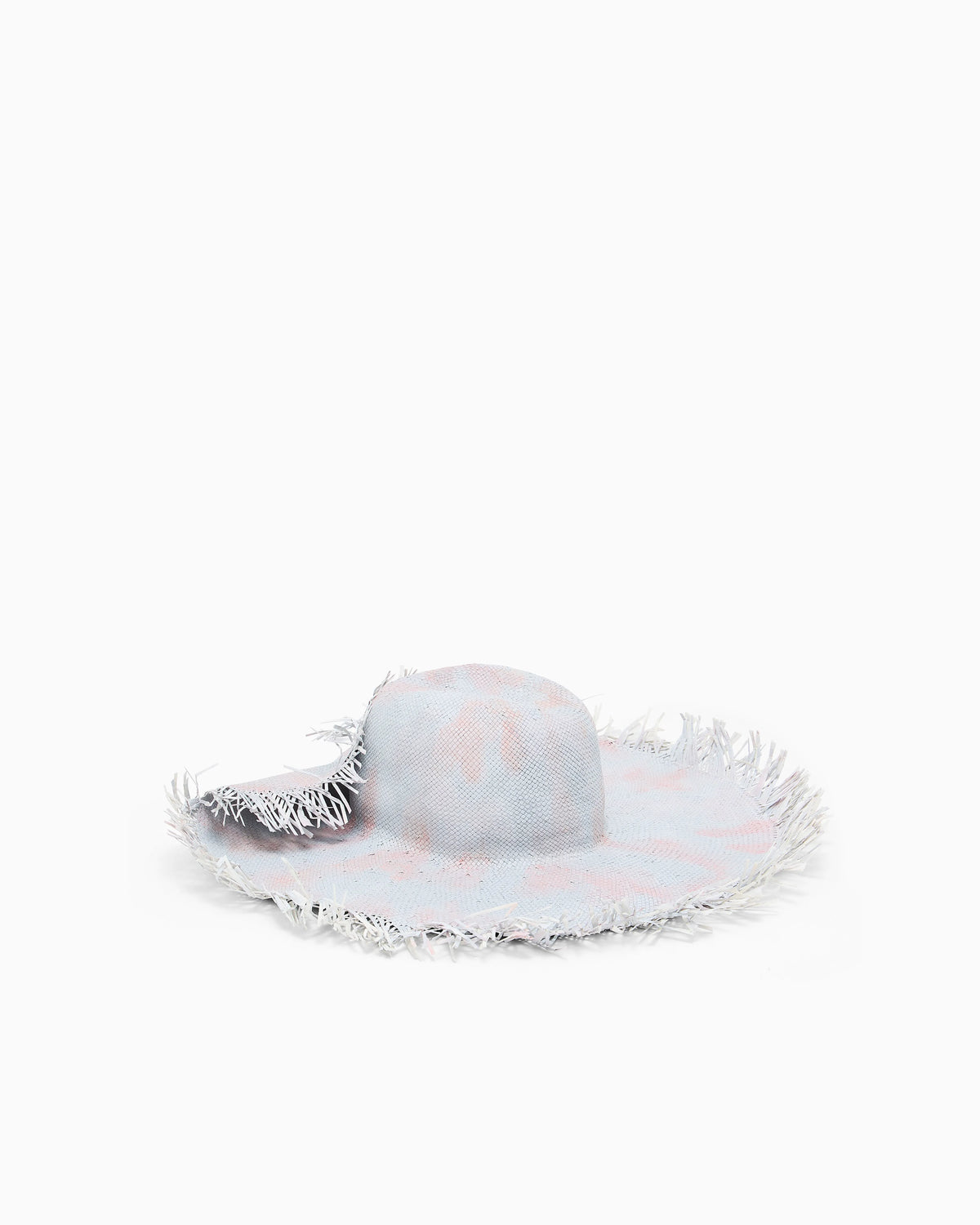 Printed straw hat