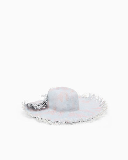 Printed straw hat