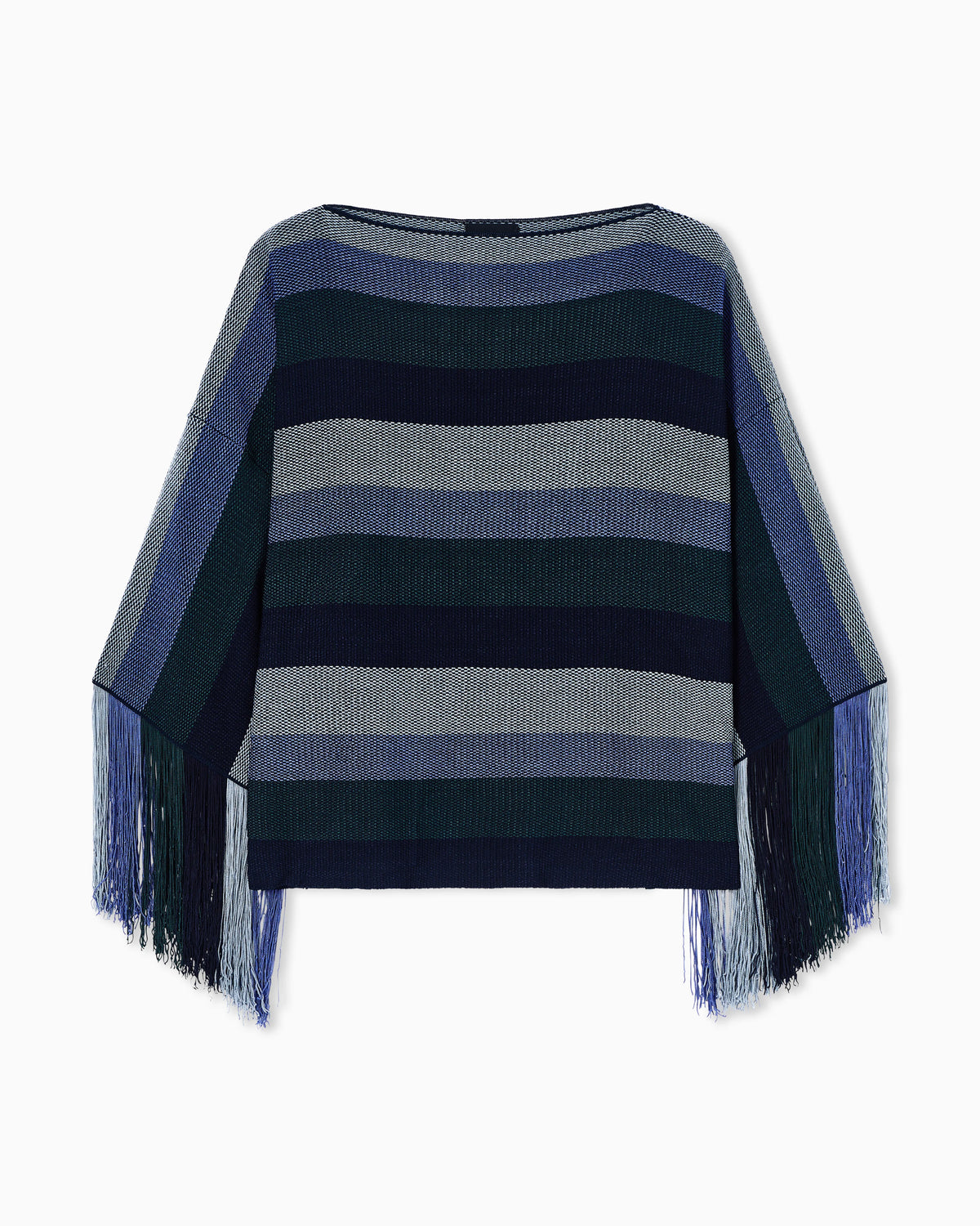 viscose jumper with fringes