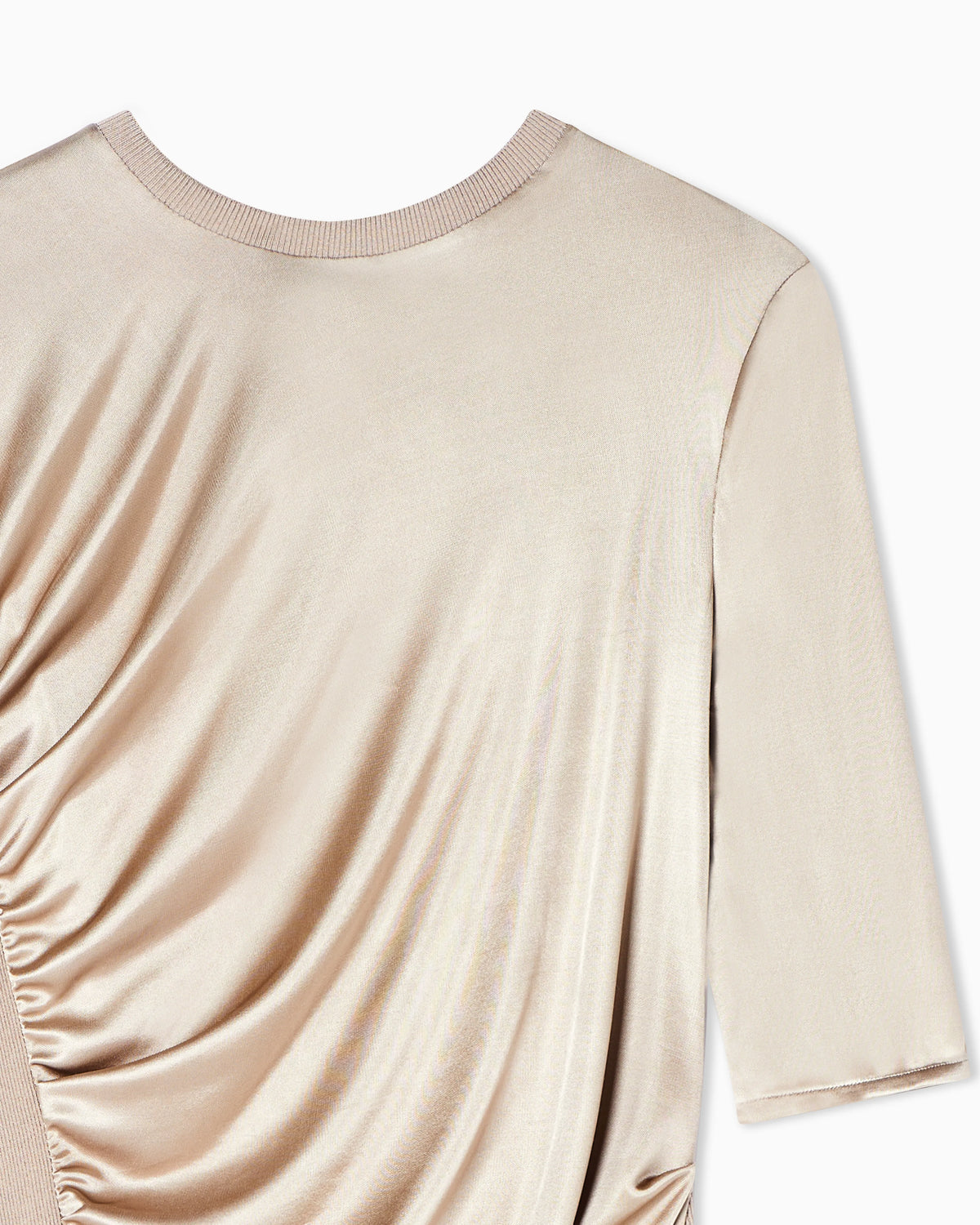Shiny viscose jersey jumper