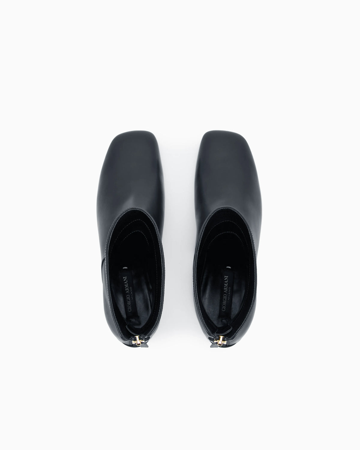 Patent-leather ankle boots