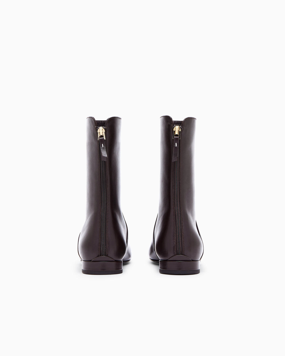 Leather ankle boots