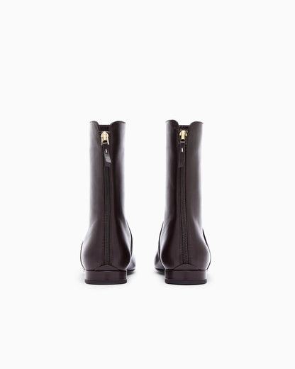 Leather ankle boots