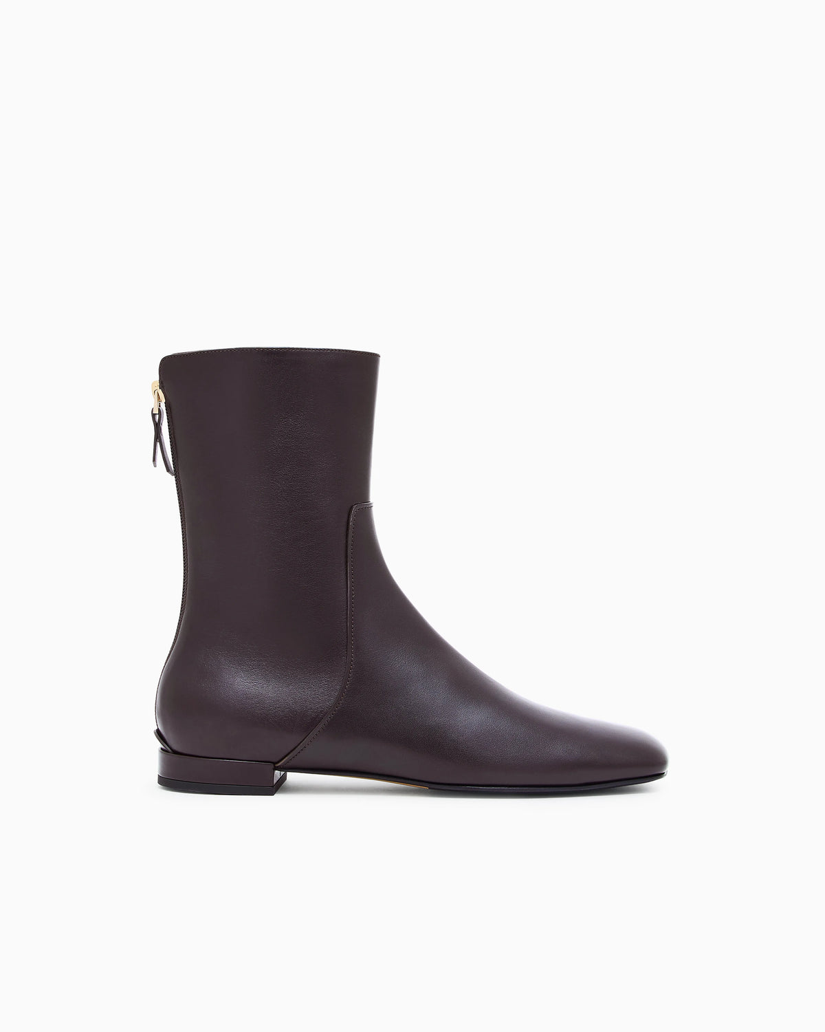 Leather ankle boots