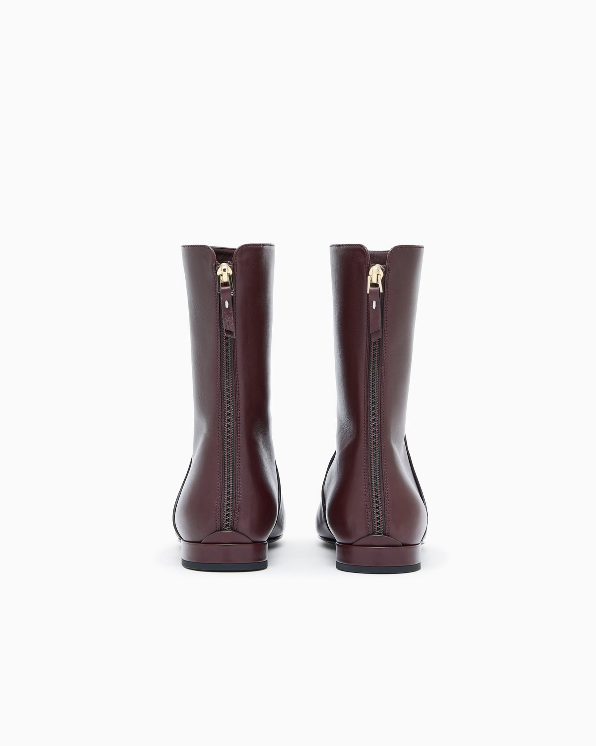 Leather ankle boots