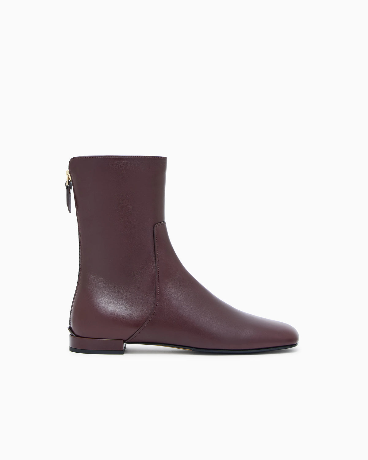 Leather ankle boots