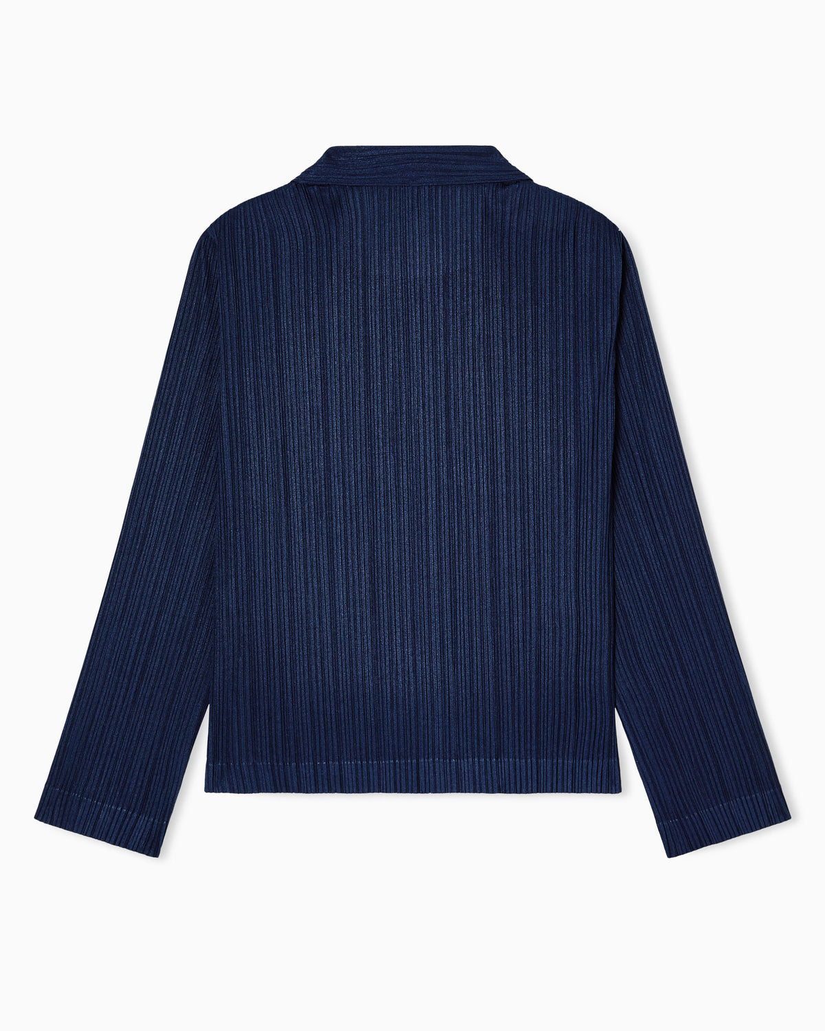 Pleated jersey twin-set