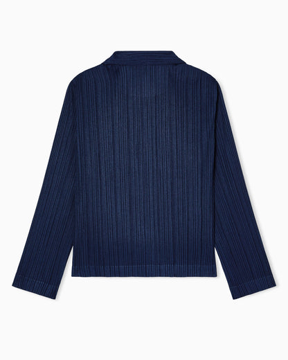 Pleated jersey twin-set