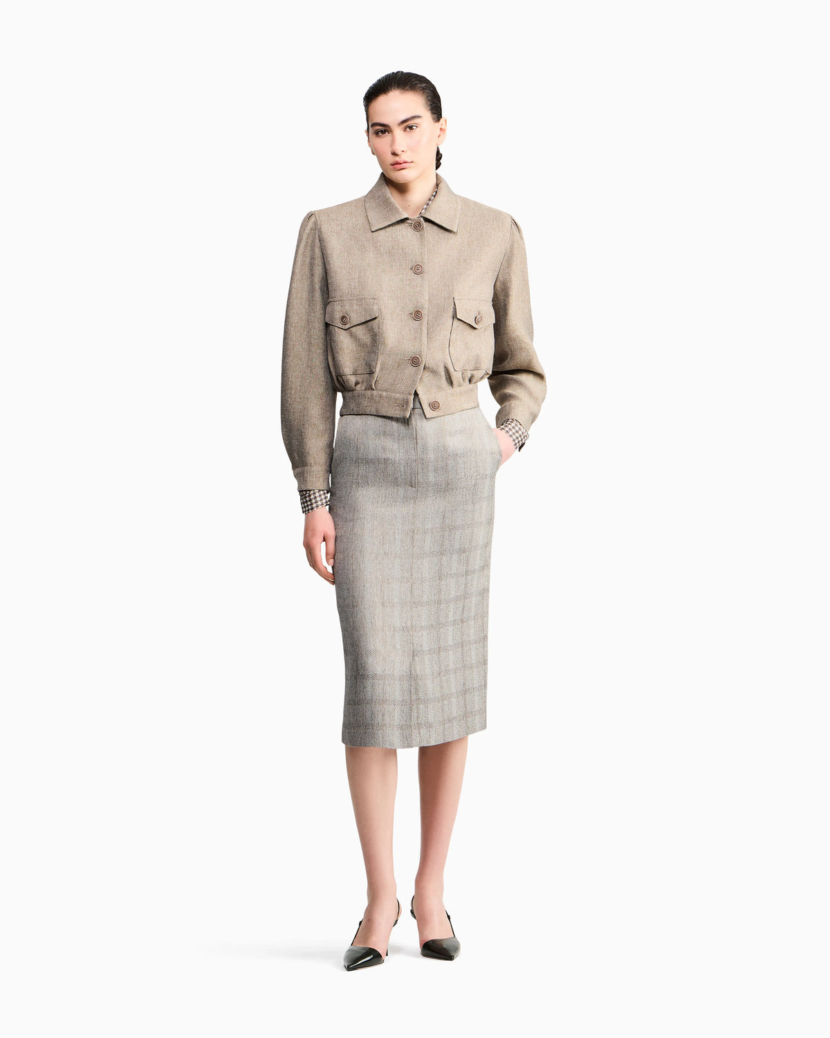 Armani/Archivio SS1983 midi skirt