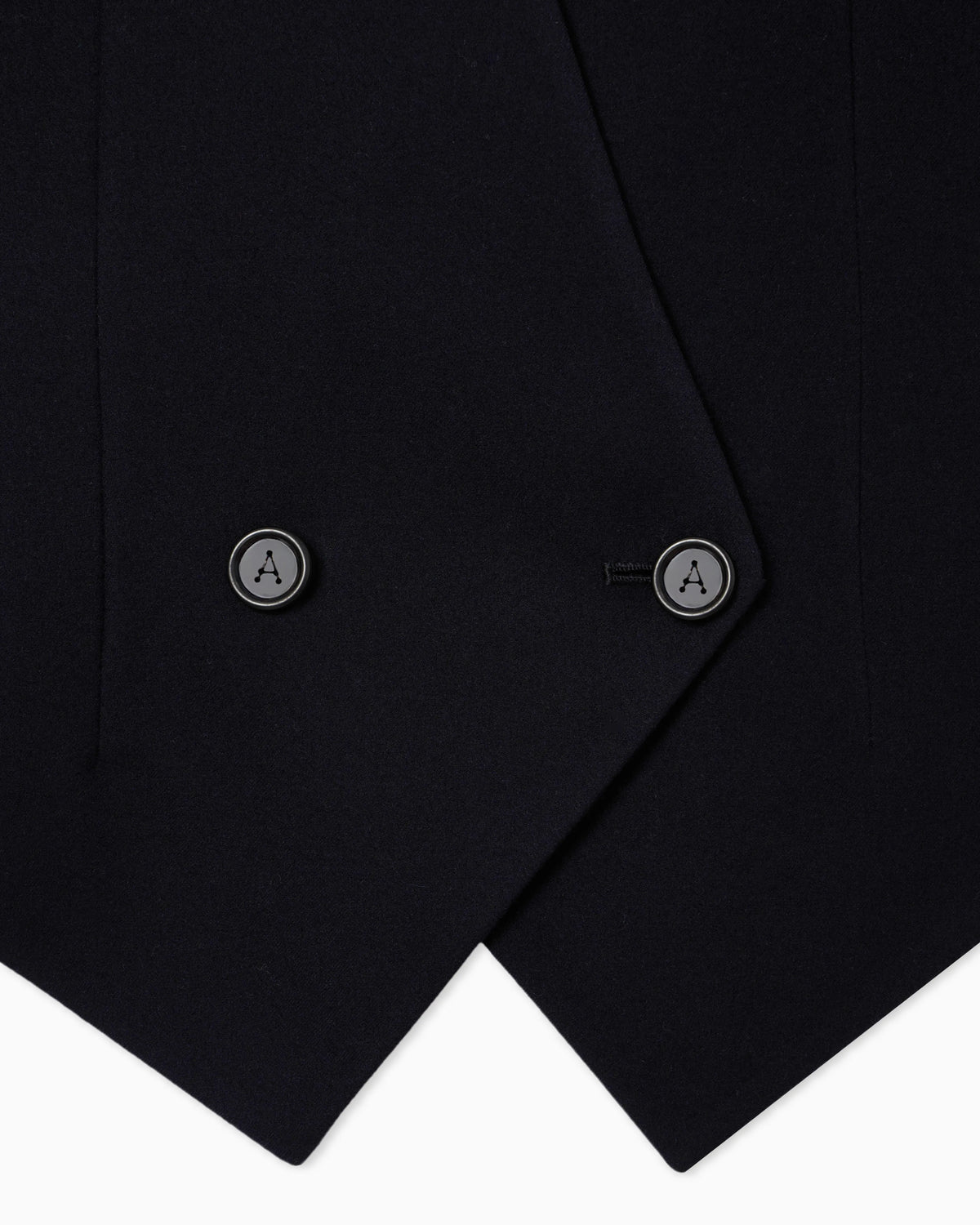 Giorgio Armani for Alanui lightweight pure virgin wool cloth waistcoat
