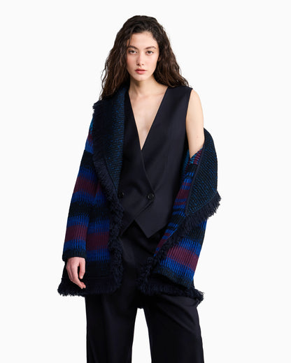 Giorgio Armani for Alanui lightweight pure virgin wool cloth waistcoat