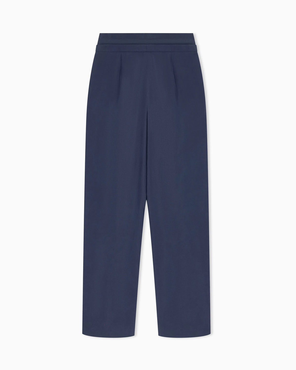 Trouser regular fit in heavy washed silk