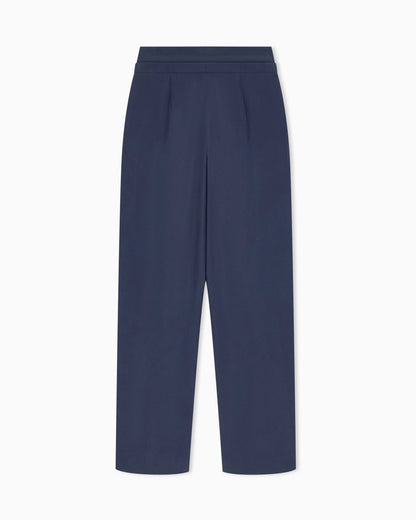 Trouser regular fit in heavy washed silk