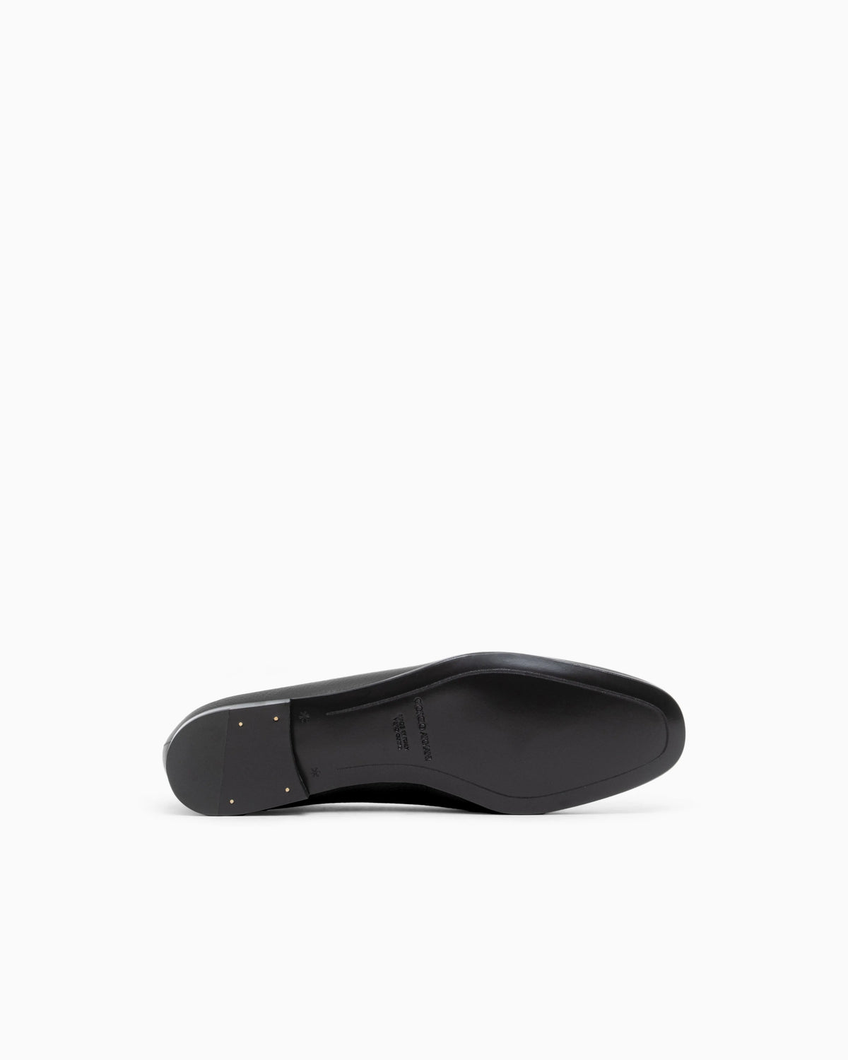 Ballet flat in leather with a leather sole