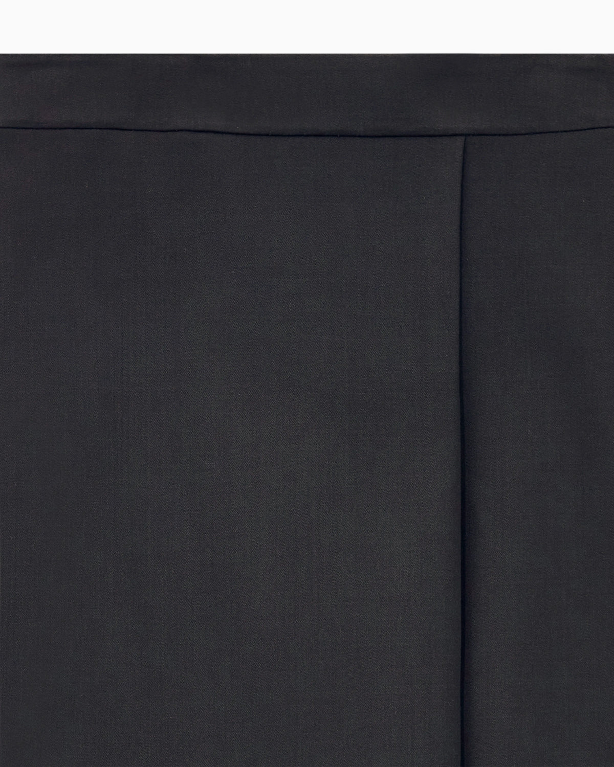 Skirt slim fit wrap in double stretch wool