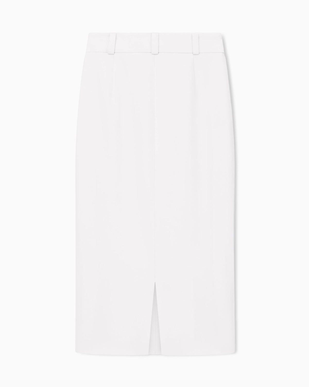 Unlined slim sheath dress in silk cady with slit
