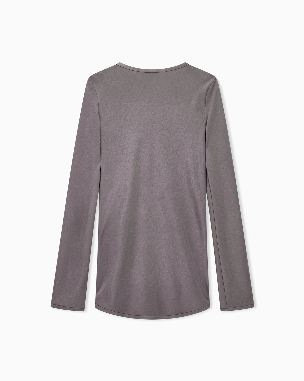 Slim-fit bias-cut blouse in stretch silk-blend crepe